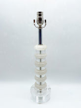 Load image into Gallery viewer, rock crystal, white rock crystal, crystal, tablelamp, lamp, table lamp, Dallas lamp, lamp store Dallas, lampshades Dallas, lampshade