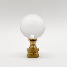 Load image into Gallery viewer, 1 1/8" Clear Glass Ball Finial