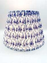 Load image into Gallery viewer, 10.5 x 16 x 10.5" Pleated Print Soft Lampshade