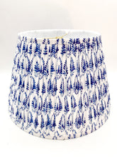 Load image into Gallery viewer, 10.5 x 16 x 10.5" Pleated Print Soft Lampshade