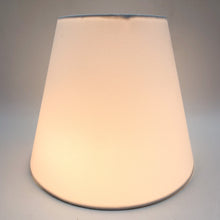 Load image into Gallery viewer, white lampshade, small lampshade, tapered drum lampshade, petit lampshade, little lampshade, lampshade store, Dallas lampshade store