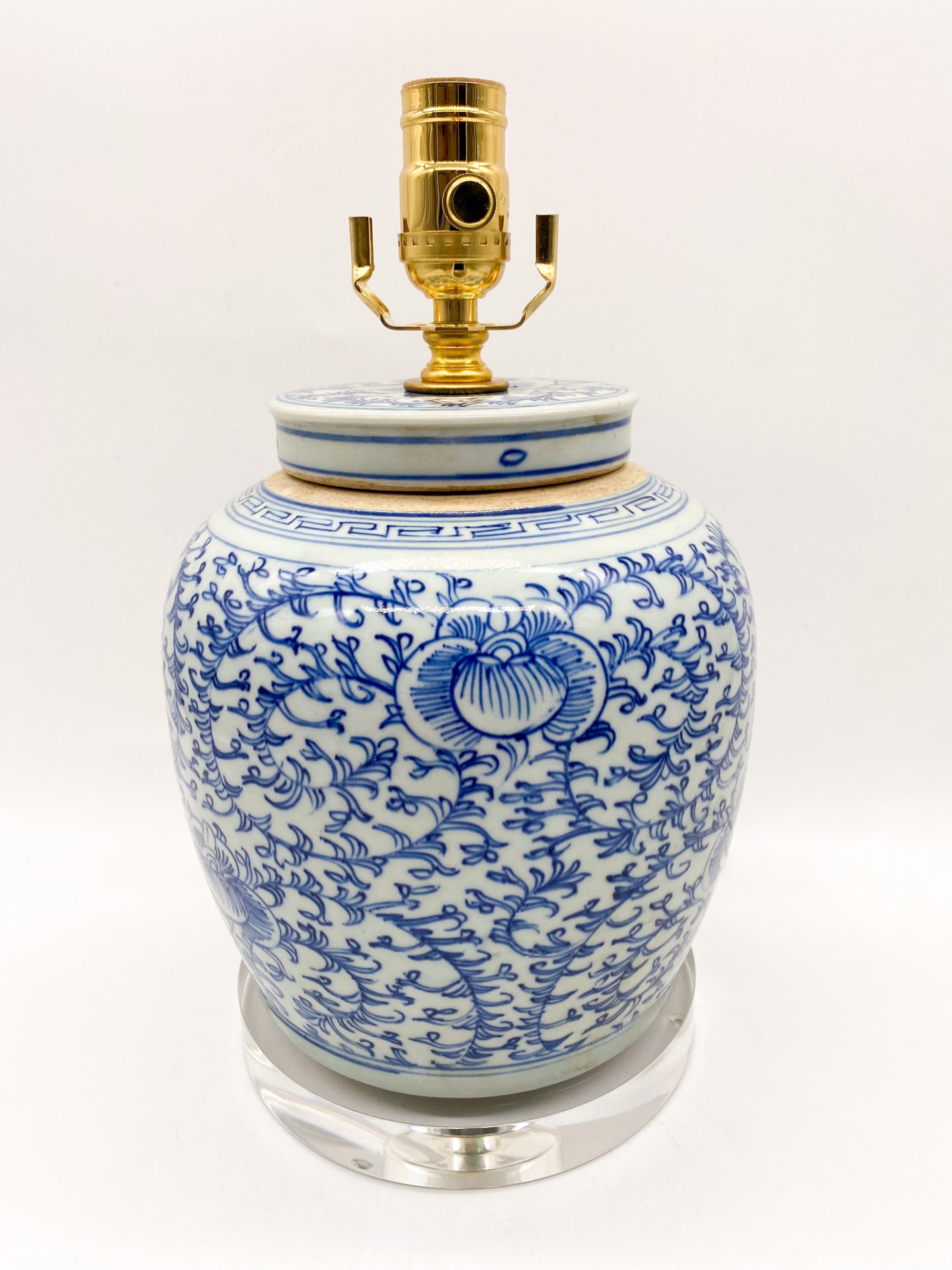Blue/White Ginger Jar Lamp