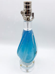 Vintage Blue Murano Lamp