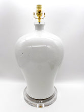 Load image into Gallery viewer, Matte White Meipin Jar Lamp, 20&quot; to socket
