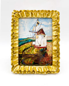 Gold Ruffles Photo Frame 5x7
