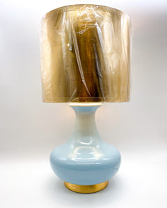 Quinn Table Lamp, Light Blue, 22-3/4"