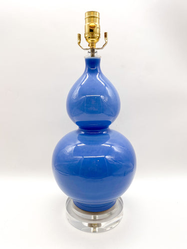 Blue Double Gourd Lamp, ~25