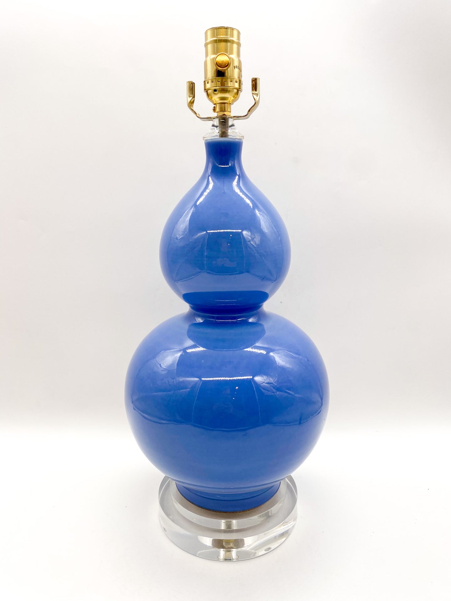 Blue Double Gourd Lamp, ~25