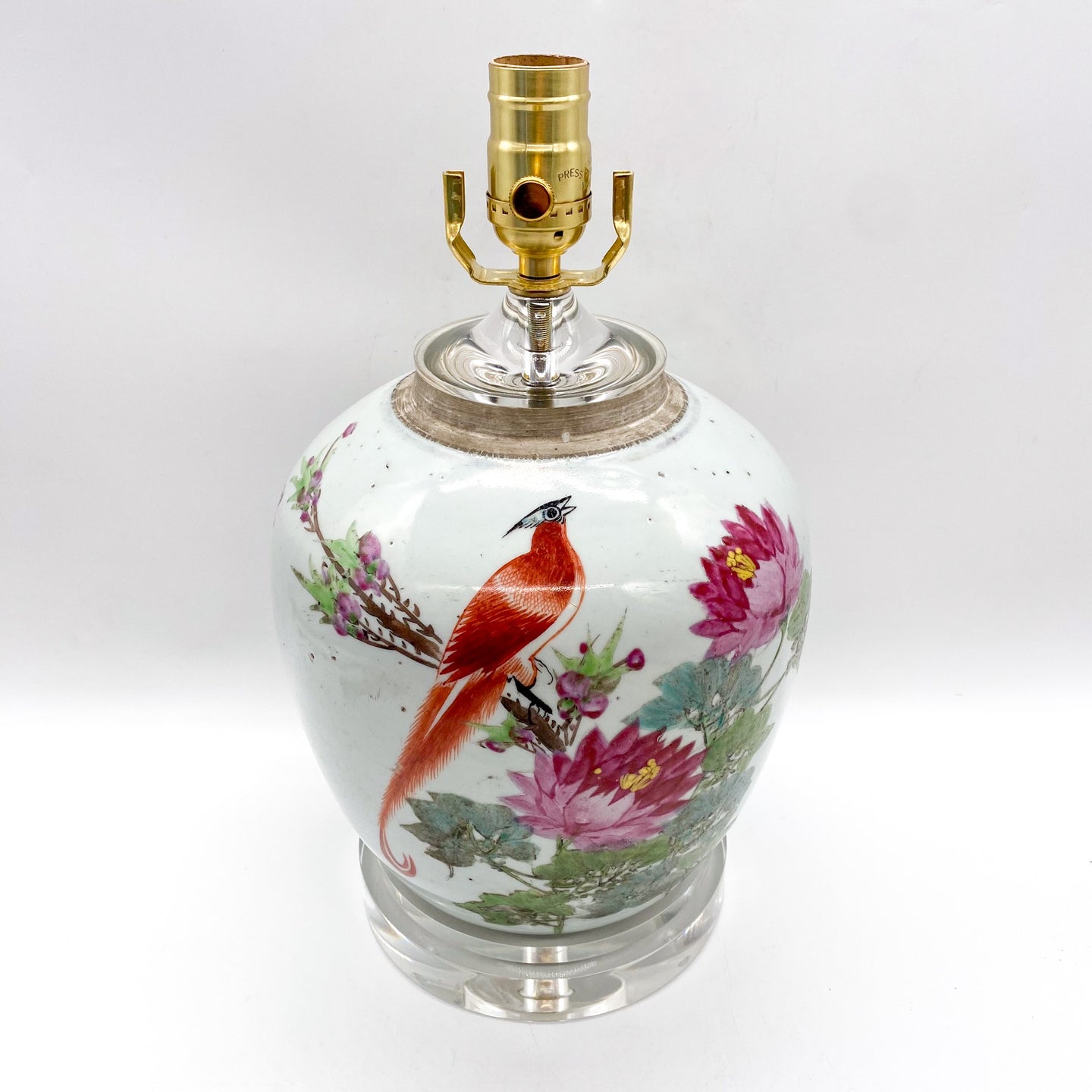 Antique Chinese Vase Lamp, ~20