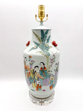Load image into Gallery viewer, Antique Asian Vase Lamp, ~26"