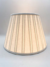 Load image into Gallery viewer, Linen Box Pleat Empire, 18",  Bone