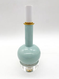 3" Acrylic Base Celadon Single Gourd Petit Lamp