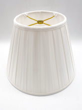 Load image into Gallery viewer, Silk English Box Pleat Shade, 16"