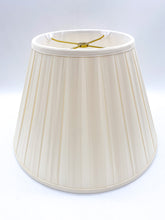 Load image into Gallery viewer, Silk English Box Pleat Shade, 16"