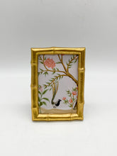 Load image into Gallery viewer, Gold Faux Bamboo Photo Frame, 4x6&quot;