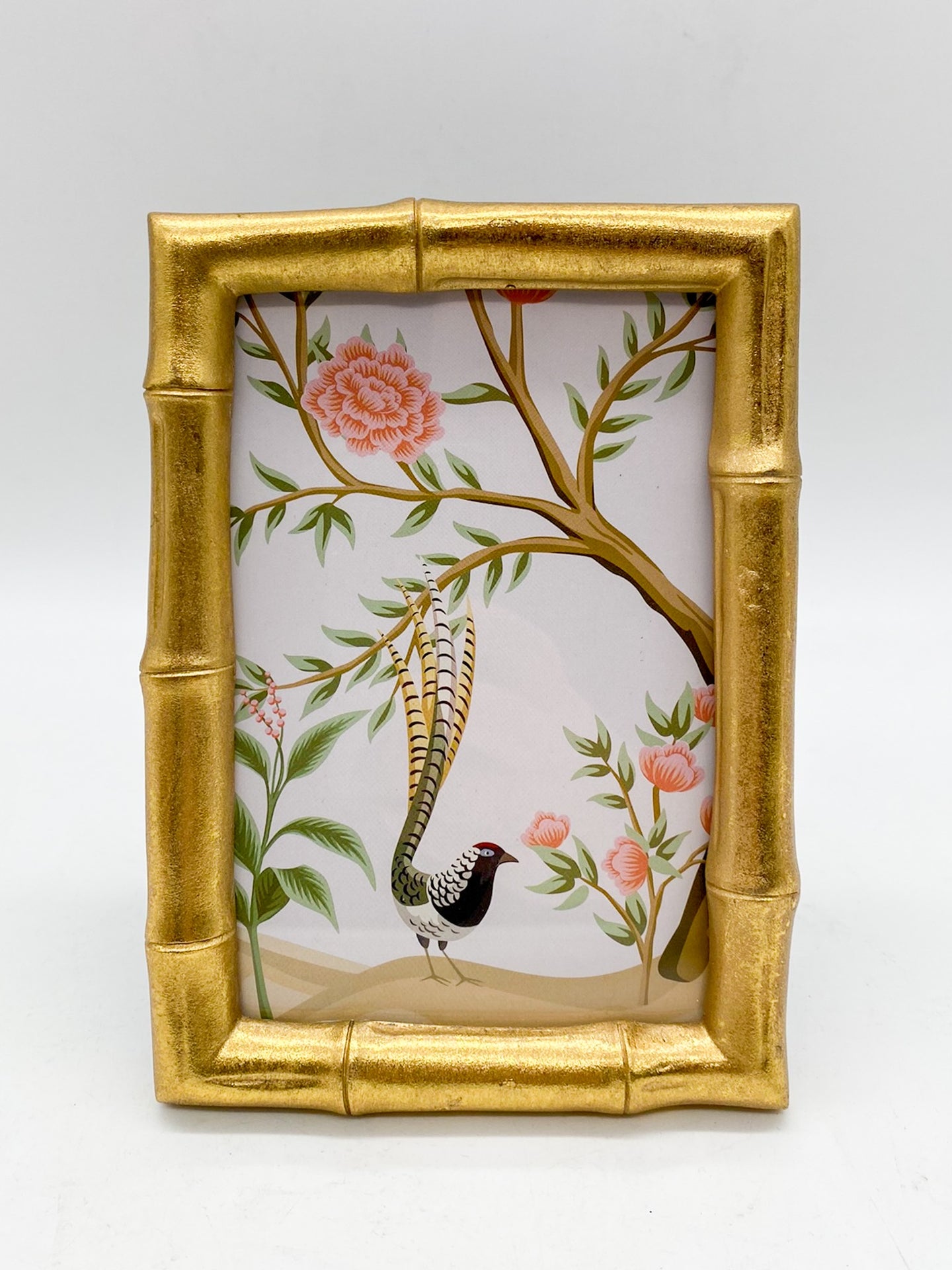 Gold Faux Bamboo Photo Frame, 4x6