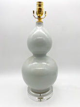 Load image into Gallery viewer, White Ceramic Double Gourd Lamp