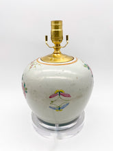 Load image into Gallery viewer, Antique Chinese Vase Lamp, Peacock and Peonies