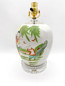 lamps, lamps store, lighting store, Dallas lampshade store, Dallas lamps, interior design Dallas, lampshade store, lampshades Dallas, oriental ceramic, oriental art, acrylic base, antique lamp, antique ceramic, Chinese art
