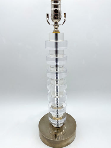 Acrylic Art Deco Lamp