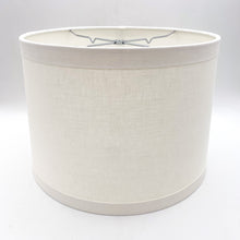 Load image into Gallery viewer, Banded Bone Linen Drum, 19"