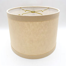 Load image into Gallery viewer, Banded Tan Linen Drum, 13"