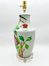 Load image into Gallery viewer, Birds In Peonies Vintage Table Lamp