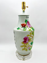 Load image into Gallery viewer, Birds In Peonies Vintage Table Lamp