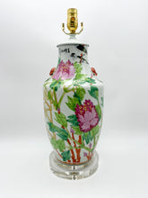 Load image into Gallery viewer, Birds In Peonies Vintage Table Lamp
