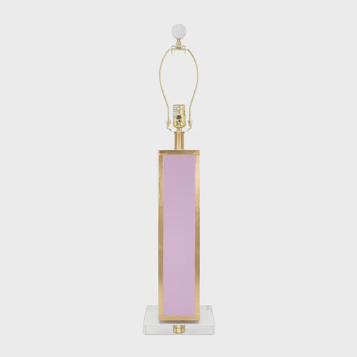 lamps, lamp store dallas, lighting store, dallas, lighting dallas, lighting, lampshades, lamp shades, table lamp, lavender lamp, lilac lamp, lavender lamp, gold leaf lamp, rectangular lamp