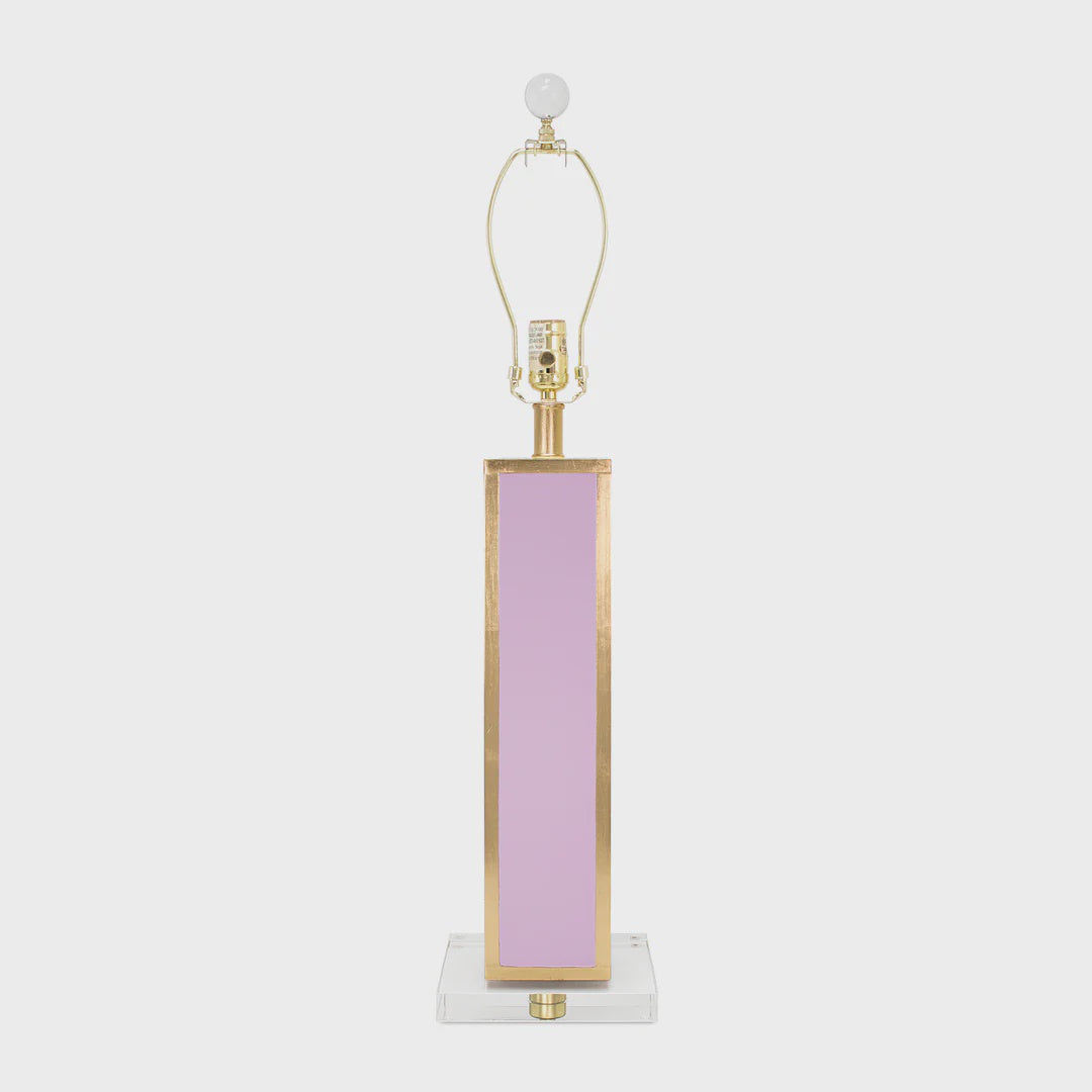 lamps, lamp store dallas, lighting store, dallas, lighting dallas, lighting, lampshades, lamp shades, table lamp, lavender lamp, lilac lamp, lavender lamp, gold leaf lamp, rectangular lamp