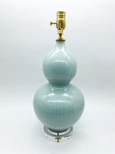 Load image into Gallery viewer, Blue Gourd Table Lamp