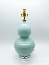 Load image into Gallery viewer, Blue Gourd Table Lamp