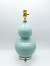 Load image into Gallery viewer, Blue Gourd Table Lamp