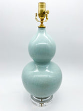 Load image into Gallery viewer, Blue Gourd Table Lamp