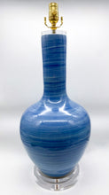 Load image into Gallery viewer, Blue Bulb Vase Lamp