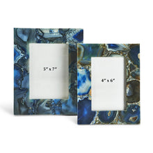 Load image into Gallery viewer, Blue Agate Picture Frames 4x6 Small