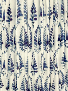lampshade, blue and white lampshade, lampshades dallas, printed lampshade, lampshade store, lampshades dallas texas, blue print shade, blue lampshade 