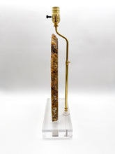 Load image into Gallery viewer, Brown Agate Slab Lamp, ~30&quot;