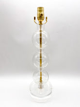 Load image into Gallery viewer, Vintage Czech Glass Ball Lamp, ~26&quot;