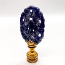 Load image into Gallery viewer, Carved Blue Jasper Finial, 2-5/8&quot;