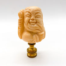 Load image into Gallery viewer, Carved Ivory Man with Staff Finial, 2-3/4&quot;