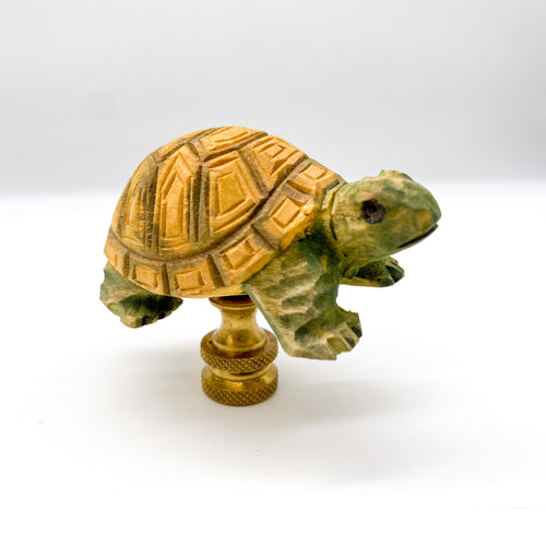 Wood Turtle Finial, 2