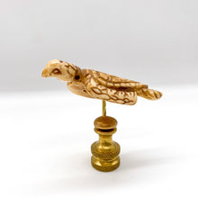 Load image into Gallery viewer, Carved Bone Swimming Turtle Finial, 2-1/8&quot;