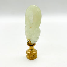 Load image into Gallery viewer, Carved Jade Coin Finial, 2-3/4&quot;