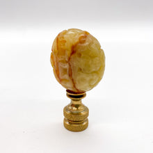 Load image into Gallery viewer, Carved Jade Disk Finial, 2-1/8&quot;