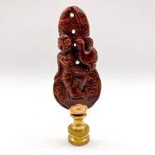 Load image into Gallery viewer, Carved Root Long Life Finial, 3-3/8&quot;