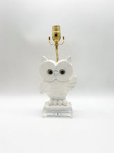 Load image into Gallery viewer, Snow Owl Lamp, ~19&quot;