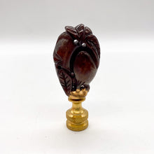 Load image into Gallery viewer, lamps, lamps store, lighting store, Dallas lampshade store, Dallas lamps, interior design Dallas, lampshade store, lampshades Dallas, finial, finials, jade, brown jade, carved finial