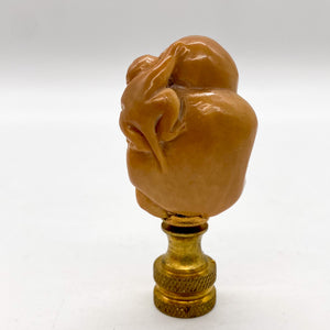 lamps, lamps store, lighting store, Dallas lampshade store, Dallas lamps, interior design Dallas, lampshade store, lampshades Dallas, finial, finials, jade, brown jade, carved finial, monkey, monkeys, monkey finial, monkeys finial, monkey family, family of monkeys